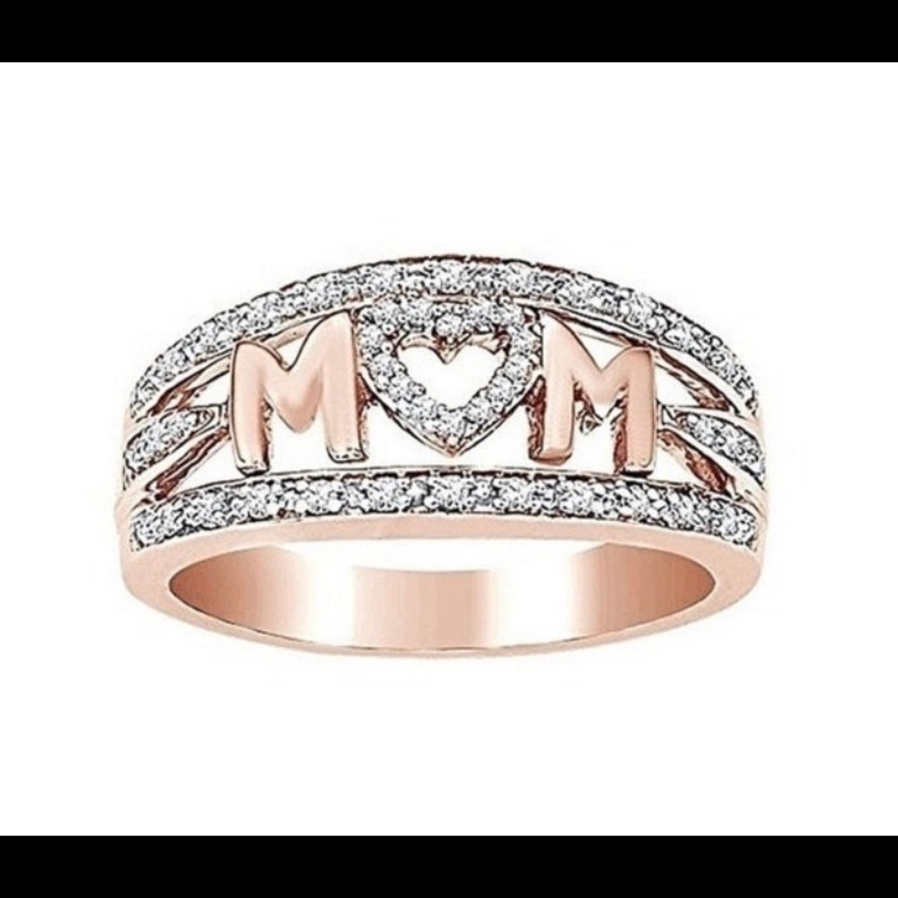 Rose Gold Mom Ring